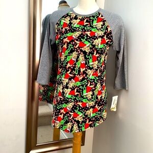 NWT LulaRoe Miss Piggy and Kermit baseball T-shirt.
